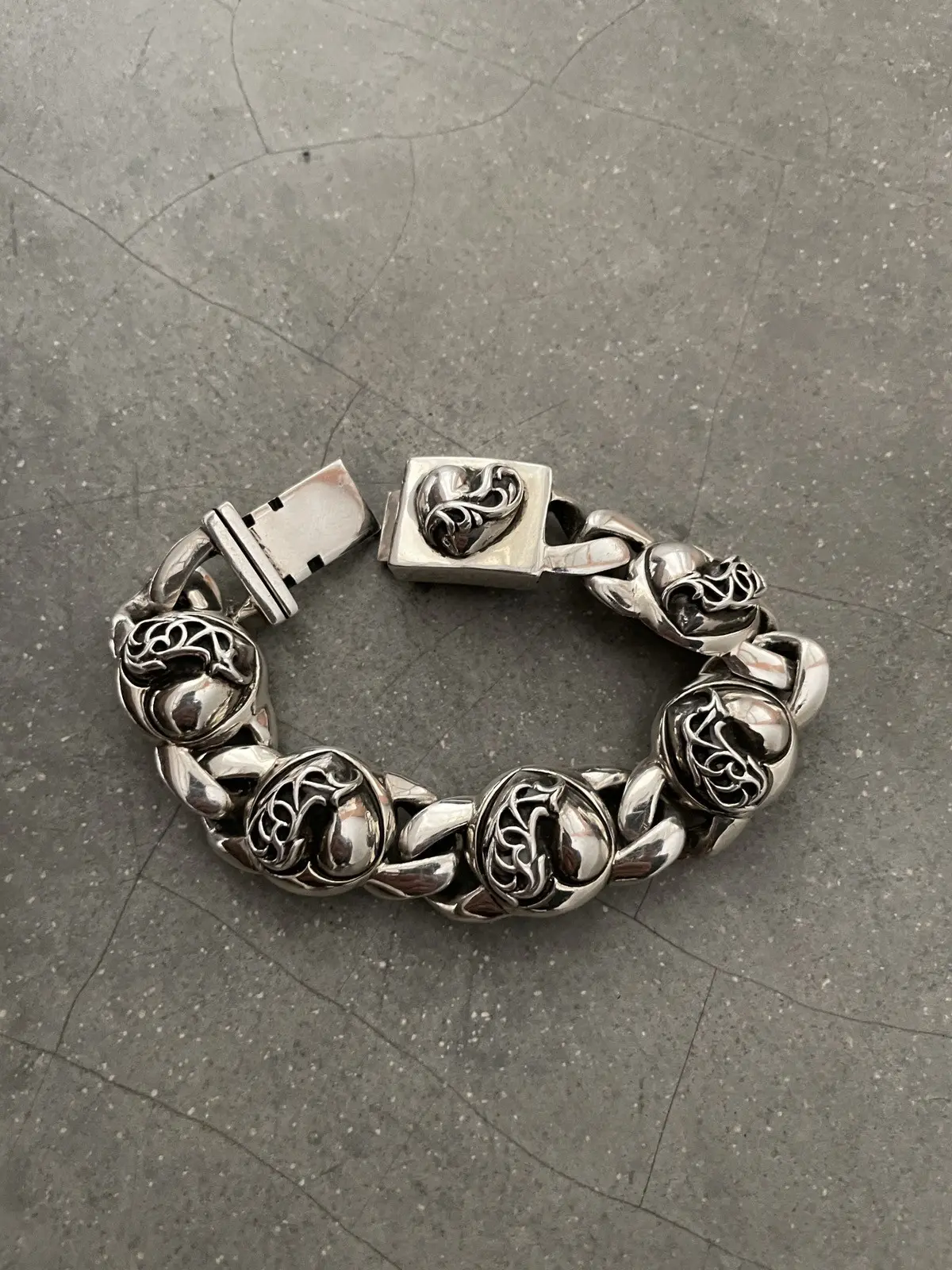 CHROME HEARTS BRACELET SILVER