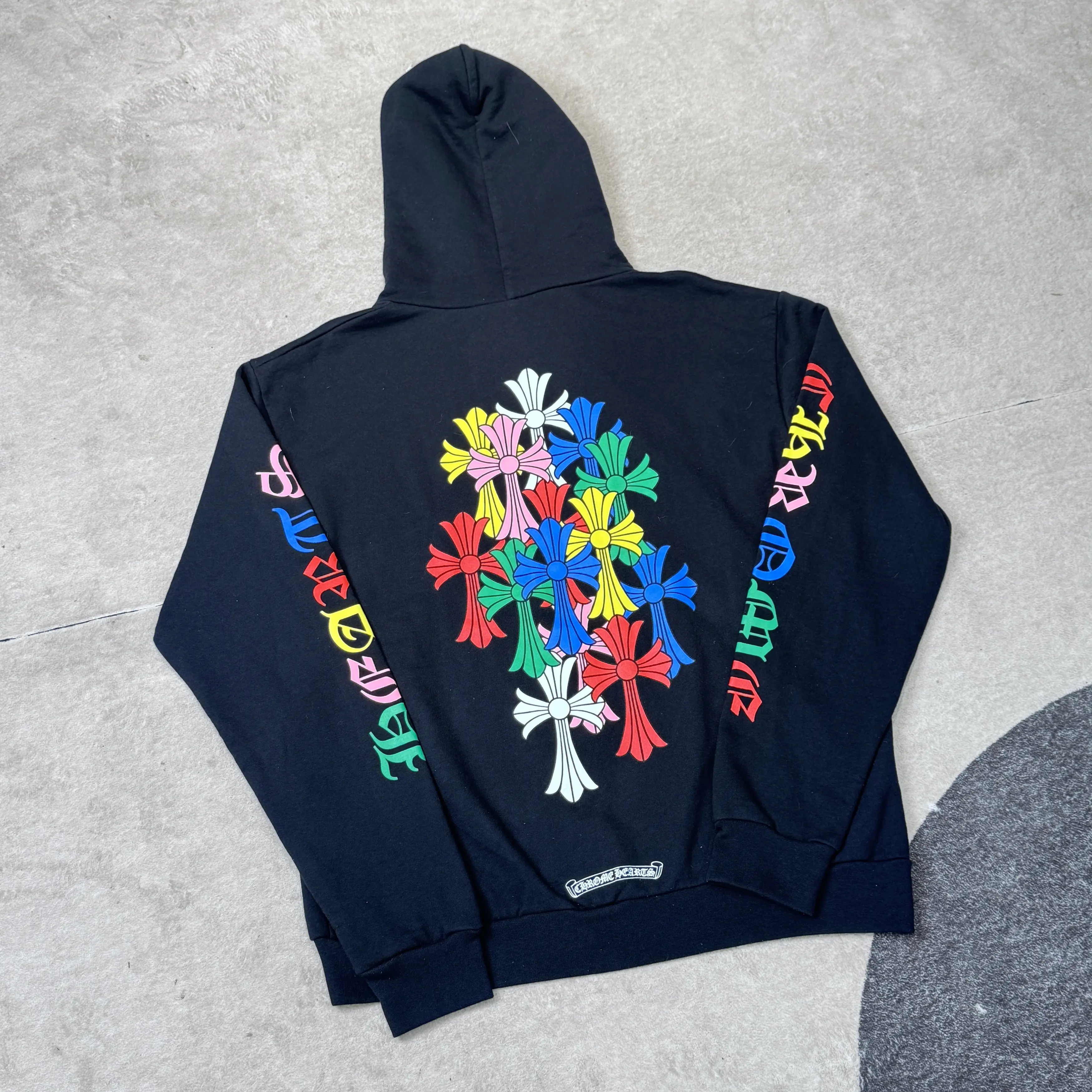 CHROME HEARTS HOODIE CROSS CEMETERY