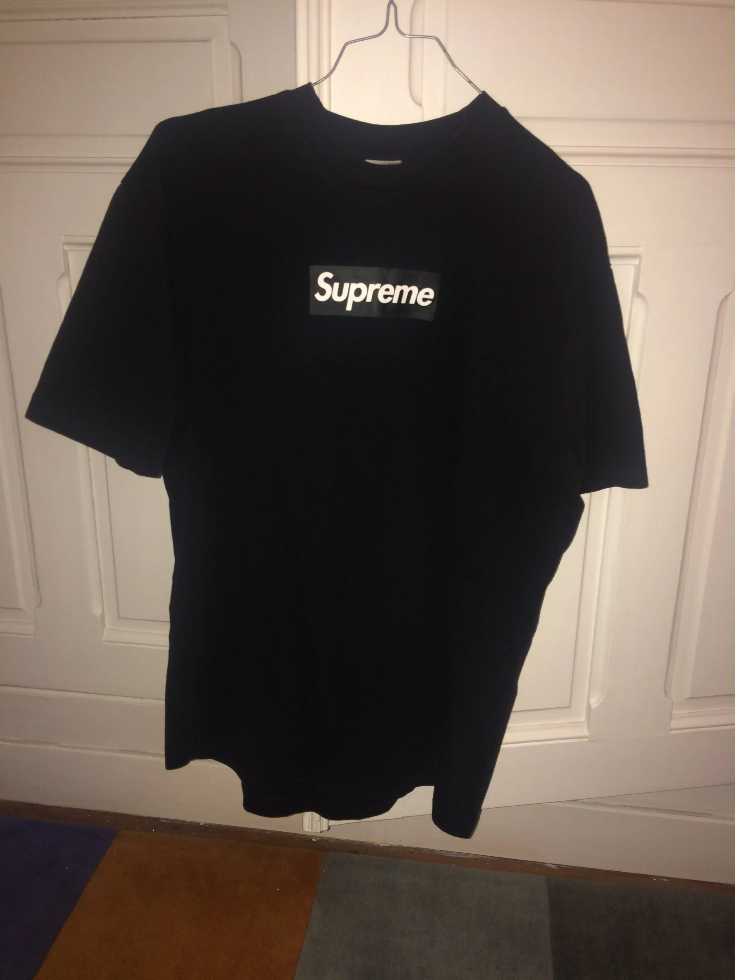 SUPREME BOX LOGO TEE BLACK